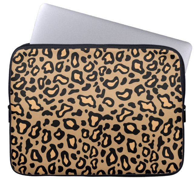 Leopard Print Laptop sleeve (Framsidan)
