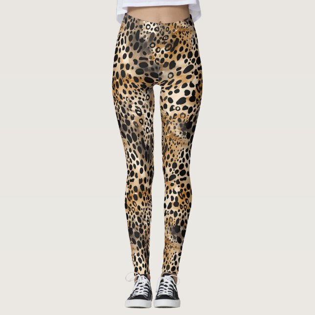 Leopard Print Leggings (Framsida)
