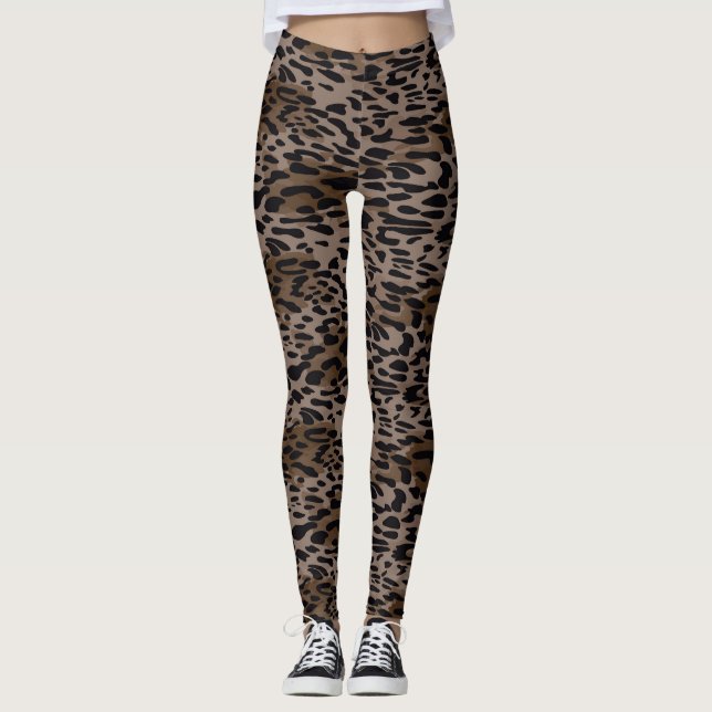 Leopard Print Leggings (Framsida)