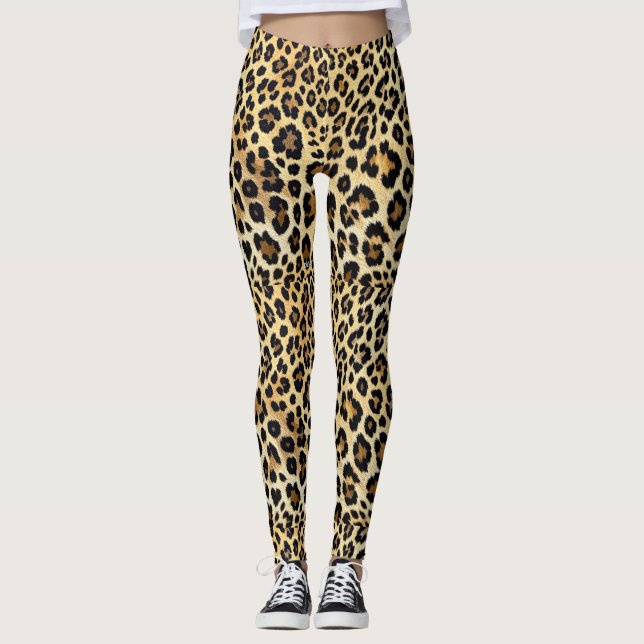 Leopard Print Leggings (Framsida)