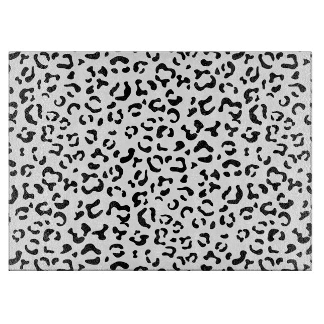 Leopard Print, leopard Spots, Black and White (Framsidan)