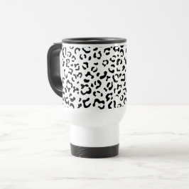 Leopard Print, leopard Spots, Black and White Resemugg