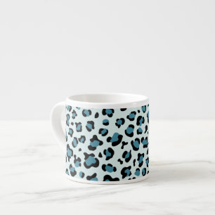 Leopard Print, leopard Spots, Blue Leopard Espressomugg
