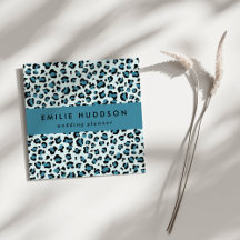 Leopard Print, leopard Spots, Blue Leopard