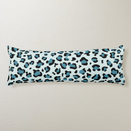 Leopard Print, leopard Spots, Blue Leopard Kroppskudde