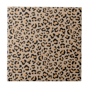 Leopard Print, Leopard Spots, Brown Leopard Kakelplatta