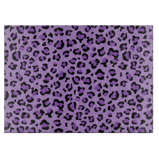 Leopard Print, Leopard Spots, Lila Leopard (Framsidan)
