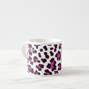 Leopard Print Lila Espressomugg