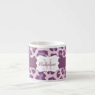 Leopard Print Lila Lavender Espresso Mugg Espressomugg