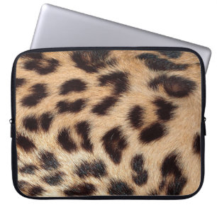 leopard print look struktur trendig laptop fodral
