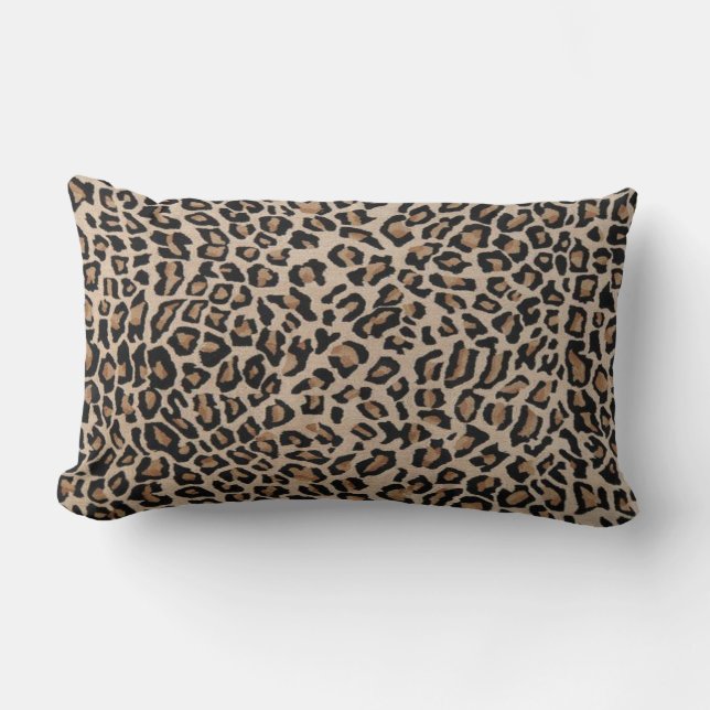 Leopard Print Lumbar Pillow Lumbarkudde (Framsida)