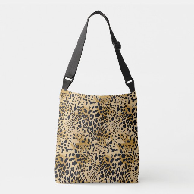 Leopard Print Luxury Tote Axelväska (Framsida)