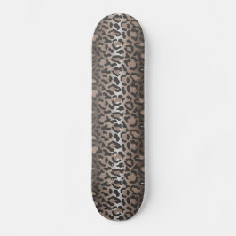 Leopard print mini skateboard bräda 18,5 cm