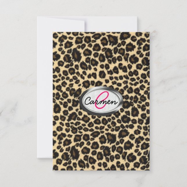 Leopard Print Monogram (Framsida)