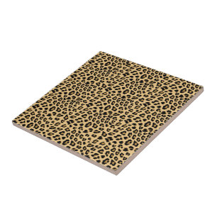 Leopard Print Mönster Kakelplatta