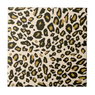 Leopard print mönster kakelplatta