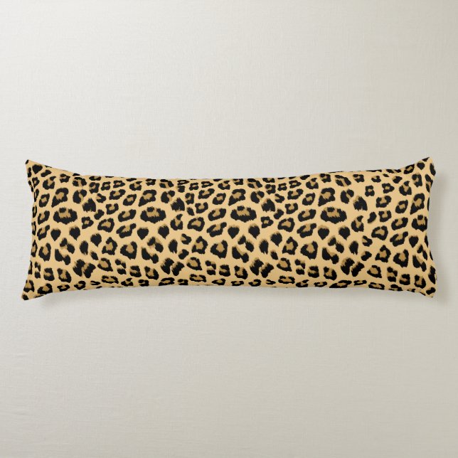 Leopard Print Mönster Kroppskudde (Framsidan)
