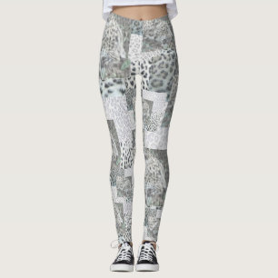 Leopard Print Mönster Legging