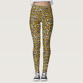 Leopard Print Mönster Leggings