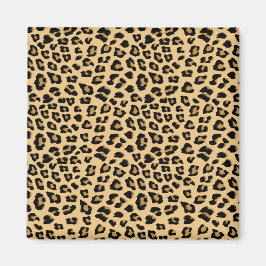 Leopard Print Mönster Magnet