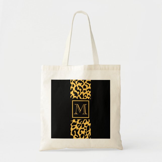 Leopard Print Mönster Tygkasse (Framsidan)