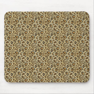 Leopard Print Mönster – Vilda Djur Skinn Design Musmatta