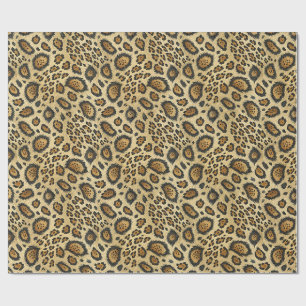 Leopard Print Mönster – Vilda Djur Skinn Design Presentpapper