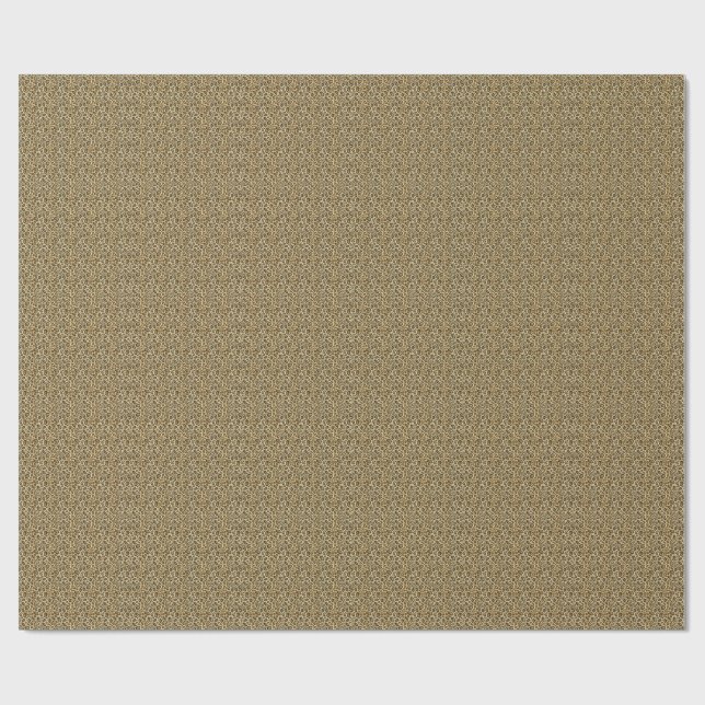 Leopard Print Mönster – Vilda Djur Skinn Design Presentpapper (Platt)