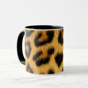Leopard print mugg
