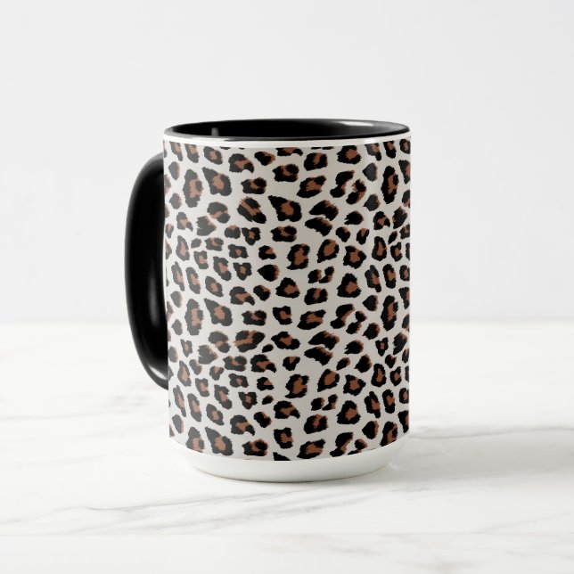 Leopard Print Mugg (Framsida vänster)