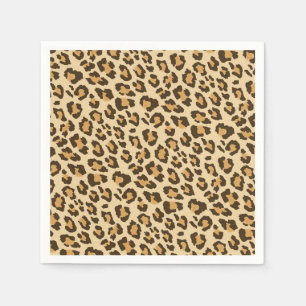 Leopard Print Napkins Pappersservett