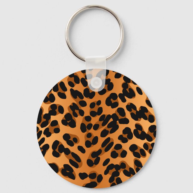 Leopard Print Nyckelring (Framsida)