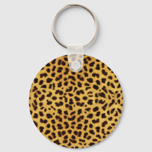 Leopard Print Nyckelring