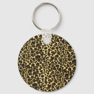 Leopard Print Nyckelring