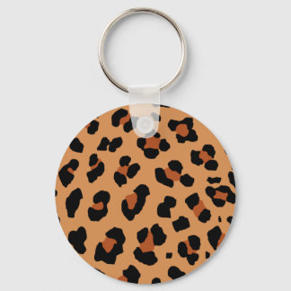 Leopard Print Nyckelring