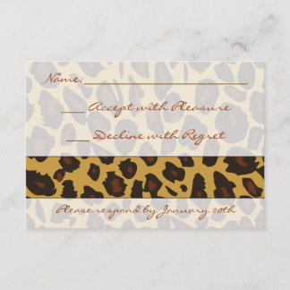 Leopard Print OSA Kort