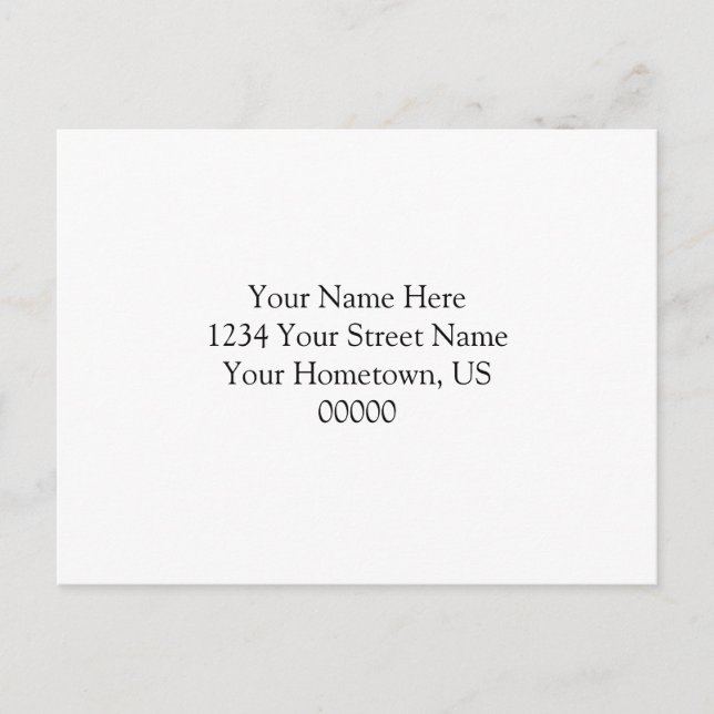 Leopard Print OSA Postcard Inbjudan Vykort (Framsida)