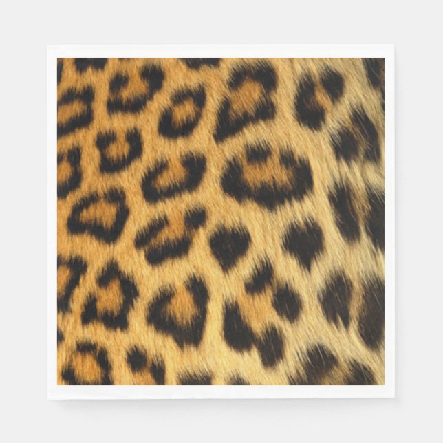 Leopard Print Pappersservett (Framsidan)
