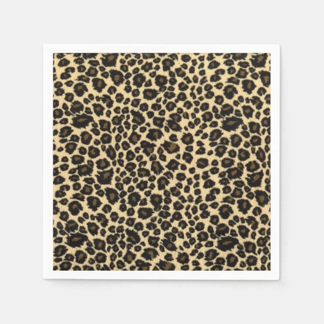 Leopard Print Pappersservett (Framsidan)