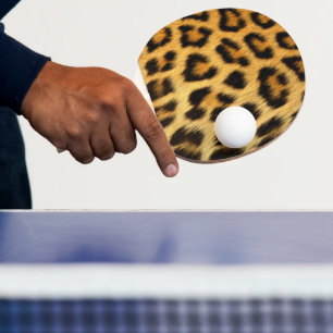 Leopard Print Pingisracket