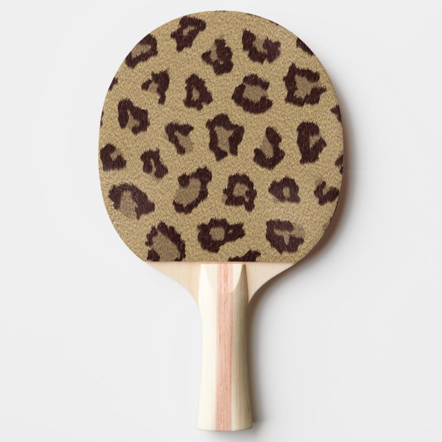 Leopard Print Pingisracket (Framsidan)