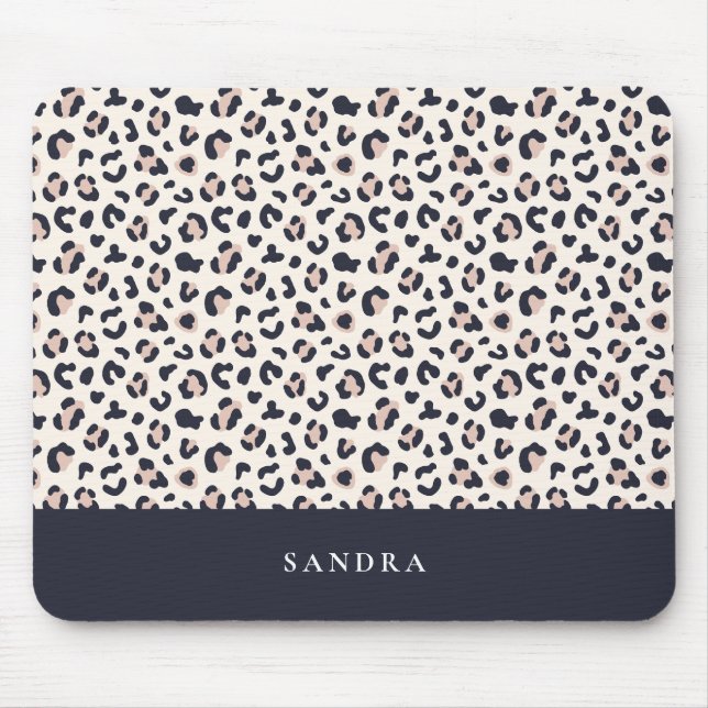 Leopard print pink  musmatta (Framsidan)