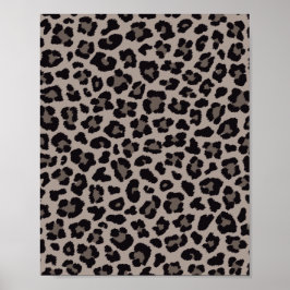 Leopard print poster