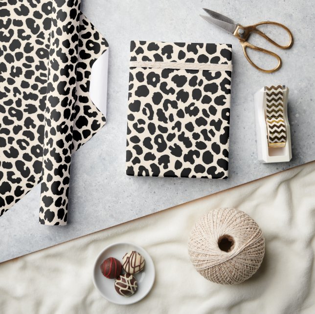 Leopard Print Presentpapper (Hantverk)
