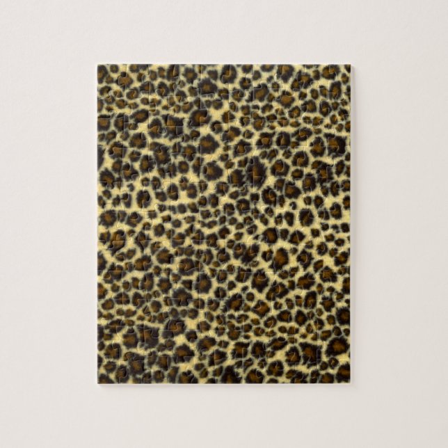 Leopard Print Puzzle Pussel (Vertikal)