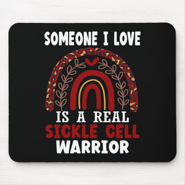 Leopard Print Rainbow Sickle Cell Warrior Awarenes Musmatta (Framsidan)
