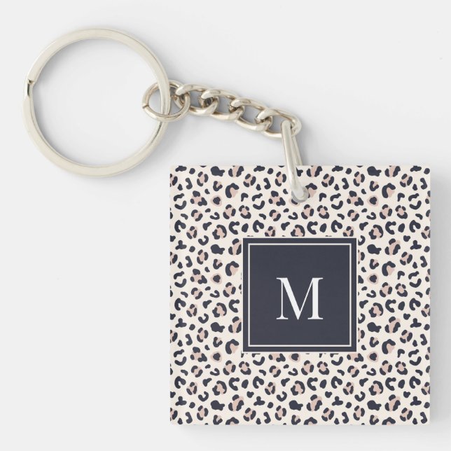 Leopard print rosa monogram (Framsidan)