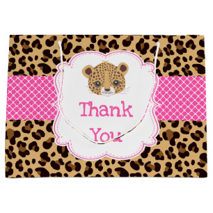 Leopard Print Rosa Quatrefoil Birthday Tack