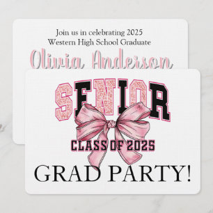 Leopard Print Senior Firande Inbjudningar