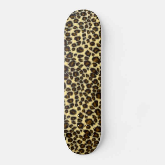Leopard Print Skateboard Bräda 20,5 Cm (Framsida)